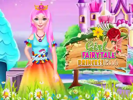 Gêm Girl Fairytale Princess Look ar-lein