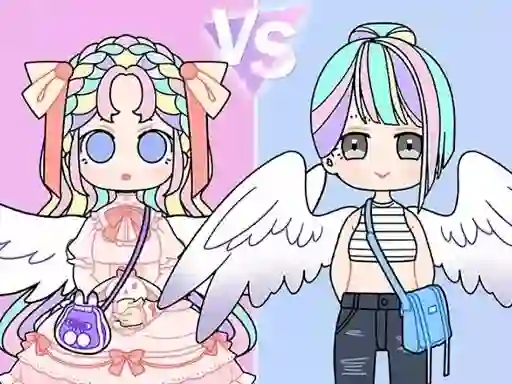 Gêm DIY Anime Doll Dress Up ar-lein
