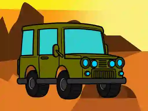Gêm Offroad Coloring Book ar-lein