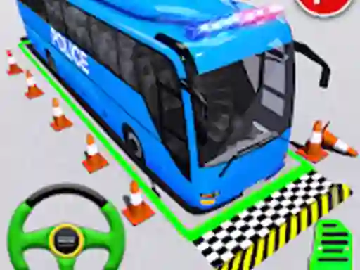 Gêm Modern Bus Parking ar-lein