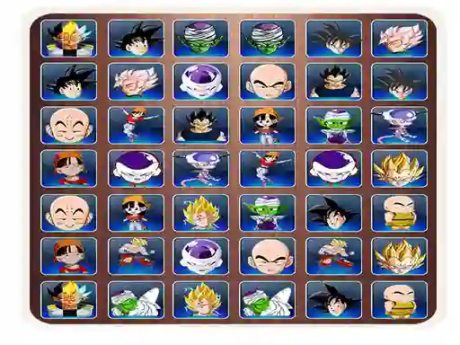 Gêm ?Find The Dragon Ball Z Face ar-lein