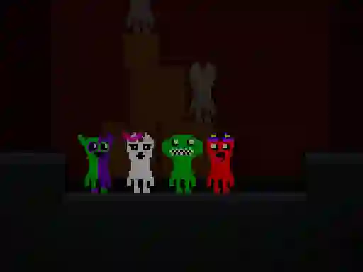 Gêm Horror Ban Ban 1 2 Player Parkour ar-lein
