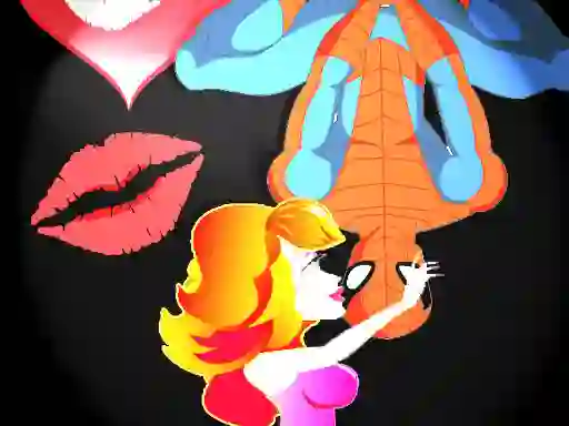 Gêm Spiderman Kiss ar-lein