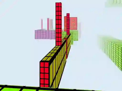 Gêm Bloxy Block Parkour ar-lein