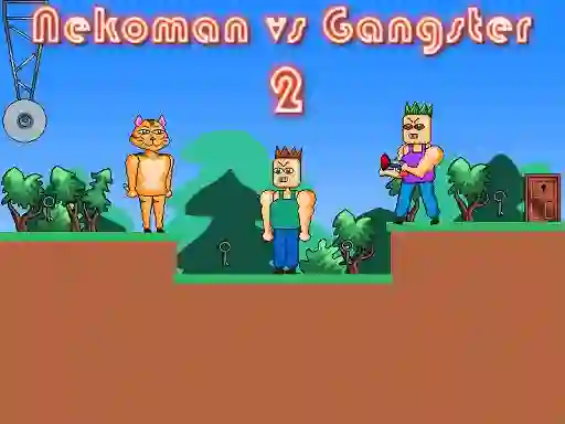 Gêm Nekoman vs Gangster 2 ar-lein