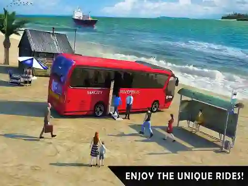 Gêm Floating water surface bus ar-lein