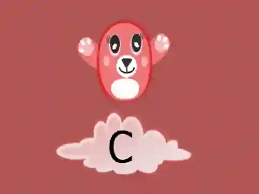 Gêm Jump Over Alphabets ar-lein