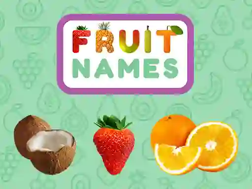 Gêm Fruit Names ar-lein