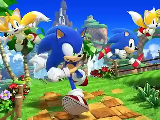 Gêm Sonic Adventure Run ar-lein