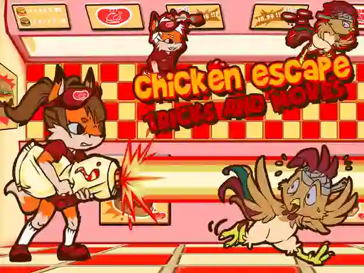 Gêm Chicken Escape Tricks and moves ar-lein