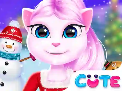 Gêm Angela Christmas Decor Game ar-lein