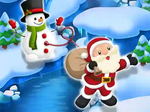 Gêm Santa SnowMan Jump ar-lein