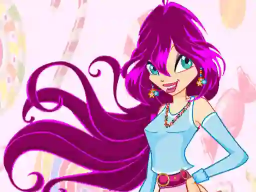 Gêm Winx Candy Girl ar-lein