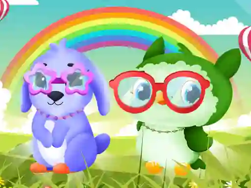 Gêm Owl and Rabbit Fashion ar-lein