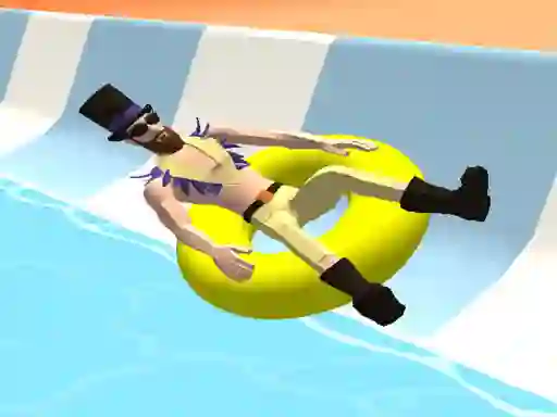 Gêm Aquapark.io Water Slide Park ar-lein