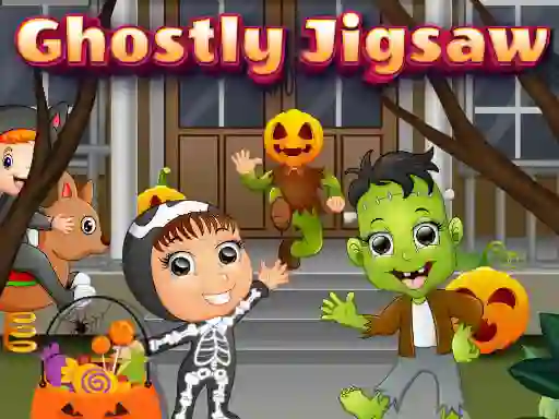 Gêm Ghostly Jigsaw ar-lein