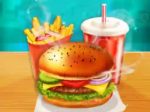 Gêm Happy Kids Burger Maker ar-lein