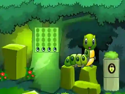 Gêm Caterpillar Forest Escape ar-lein
