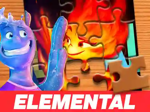 Gêm Elemental Jigsaw Puzzle ar-lein
