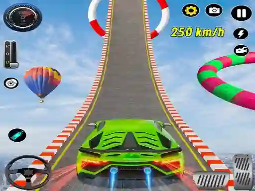 Gêm Car Stunt Ramp Challenge ar-lein