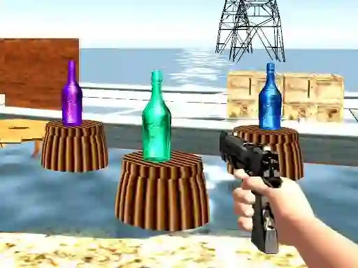 Gêm Bottle Shooter games ar-lein
