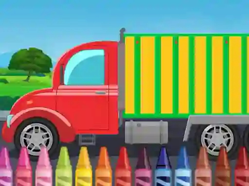 Gêm Truck Coloring ar-lein