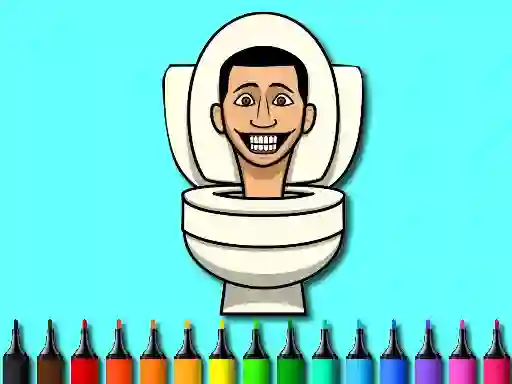 Gêm Color Skibidi Toilet ar-lein