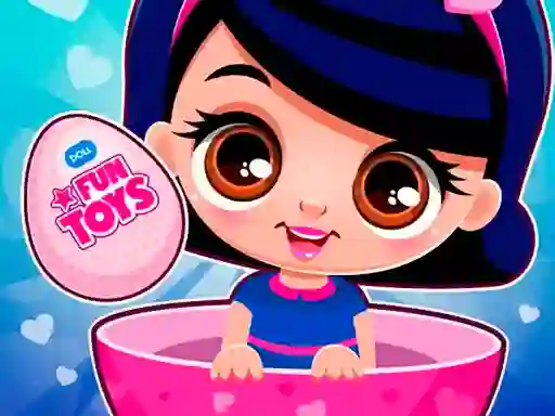 Gêm Cute Dolls Open Eggs ar-lein