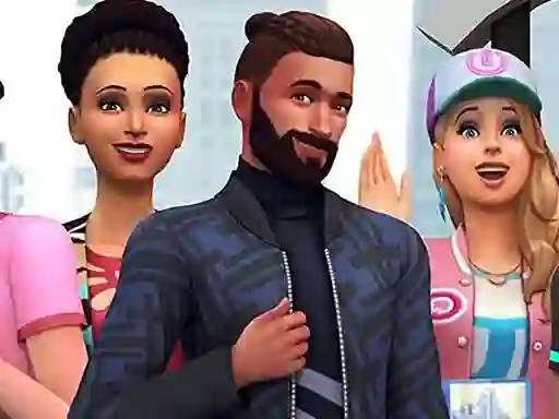 Gêm Sims Jigsaw Puzzle Collection ar-lein