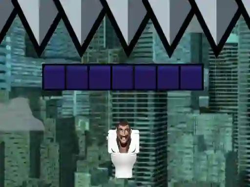 Gêm Skibidi Toilet City Jumper ar-lein