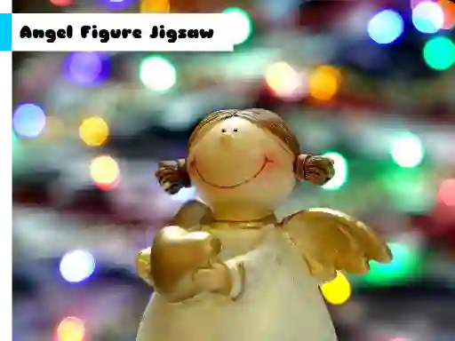 Gêm Angel Figure Jigsaw ar-lein
