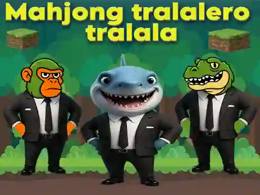 Gêm Mahjong tralalero tralala ar-lein