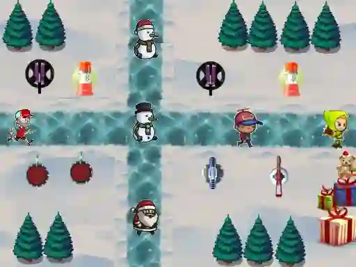 Gêm Christmas Defense ar-lein