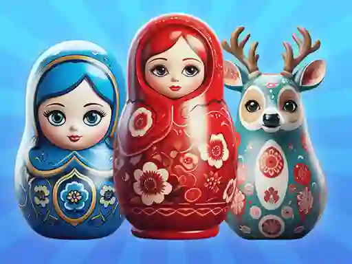 Gêm Sort by Matryoshka Shelves! ar-lein
