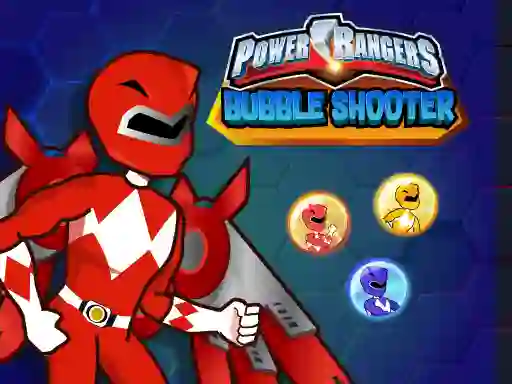 Gêm Power Rangers Bubble Shoot ar-lein
