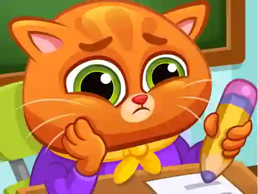 Gêm Lovely Virtual Cat At School ar-lein