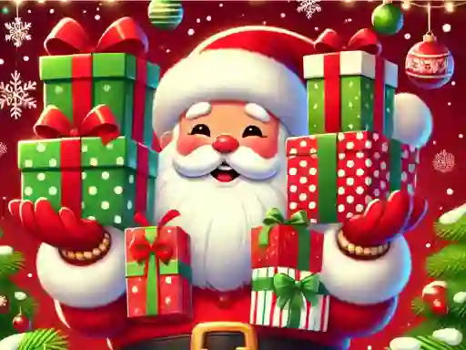 Gêm Christmas Gift Jump ar-lein