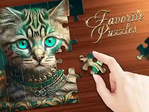 Gêm Favorite Puzzles: jigsaw game ar-lein