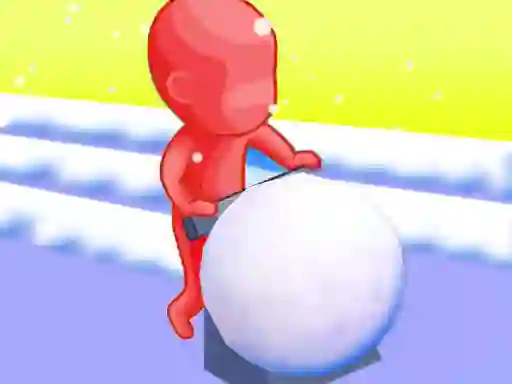 Gêm Giant Snowball Rush ar-lein