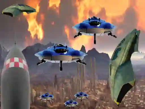 Gêm Ufo Mars ar-lein