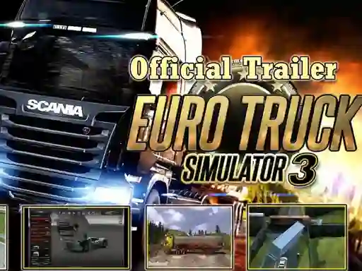 Gêm Euro Truck Drive ar-lein