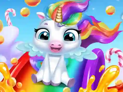 Gêm Glitter Unicorn Dress Up Girls ar-lein