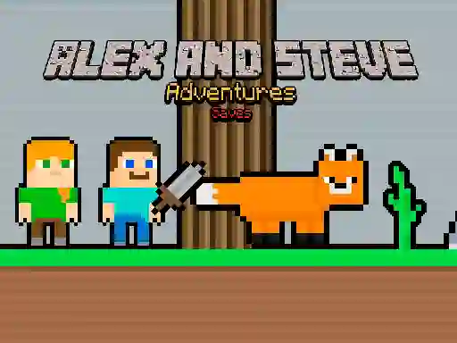 Gêm Alex and Steve Adventures Saves ar-lein