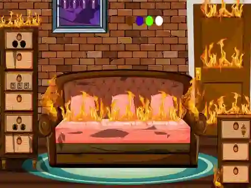 Gêm Fired House Escape ar-lein
