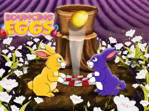 Gêm Bouncing Eggs ar-lein