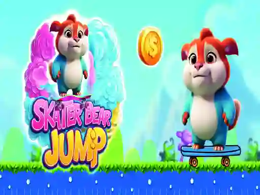 Gêm Sketer Bear Jump ar-lein