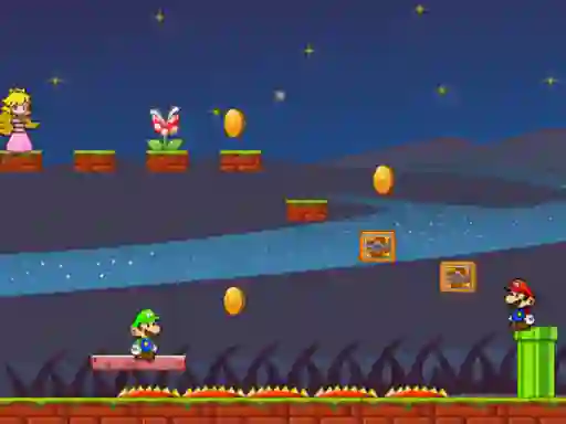 Gêm Mario Bros Save Princess ar-lein