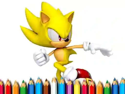 Gêm Sonic Coloring Book ar-lein