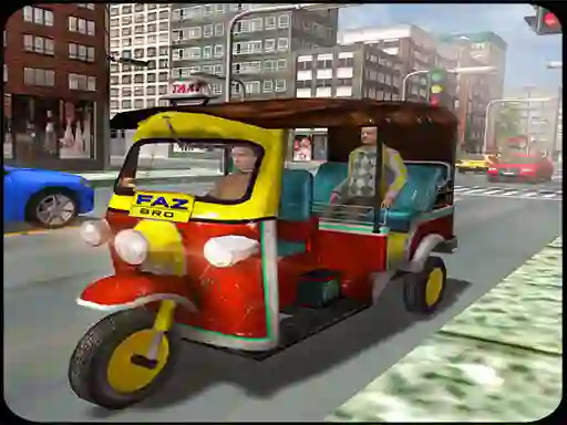 Gêm Tuk Tuk City Driver 3D ar-lein
