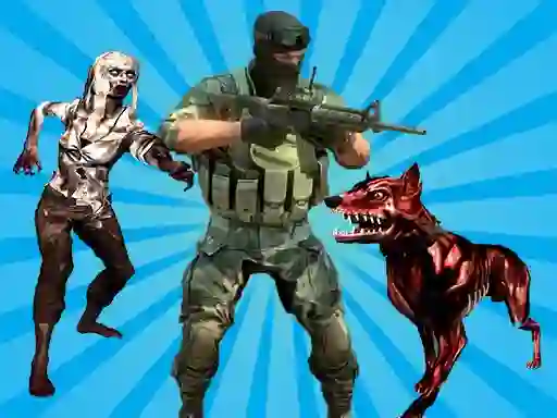 Gêm Good Guys VS Bad Boys Zombie ar-lein